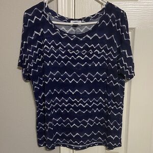 Old Navy Zigzag Short Sleeve Women's Top